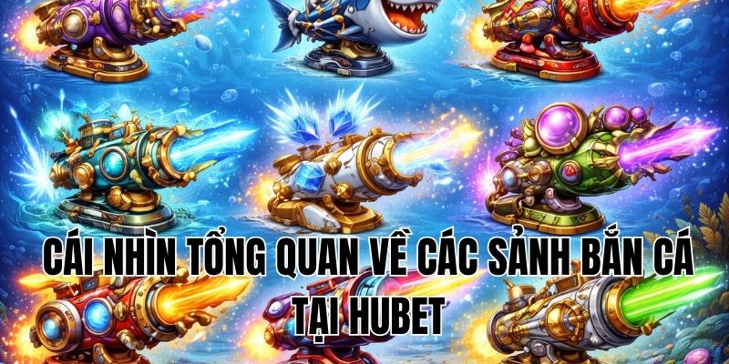 Cái nhìn tổng quan về các sảnh Bắn Cá tại Hubet
